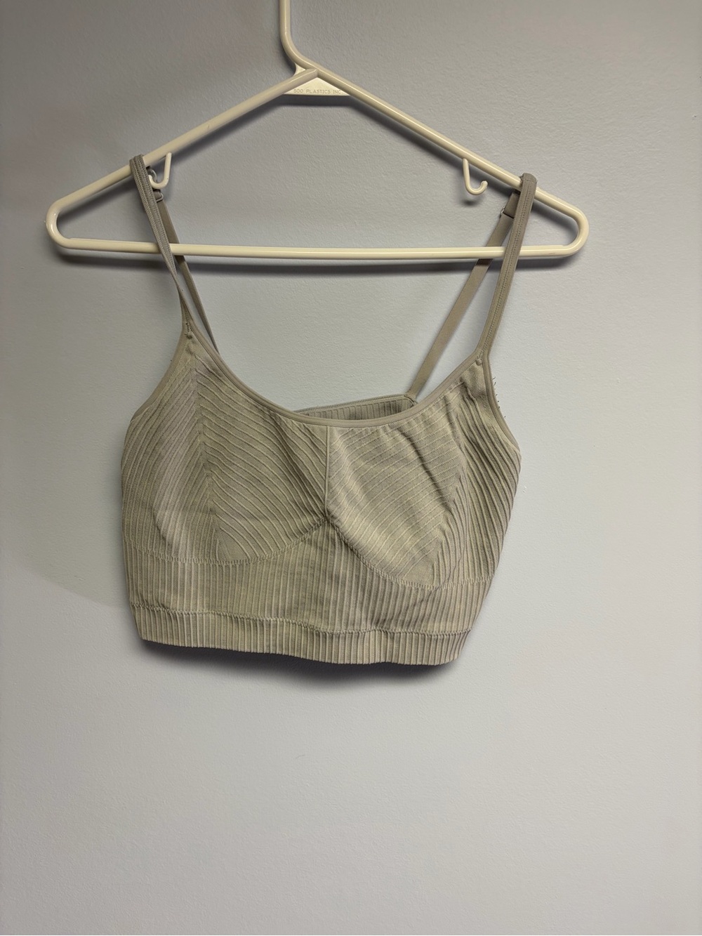 Aerie real good Ribbed Seam Detail Cropped Bralette